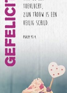 Boekenlegger Gefeliciteerd - MA17212 -  Leef! bij MajesticAlly