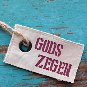 Kaart 'Gods zegen - label' - MA12008 -  Lifestyle bij MajesticAlly