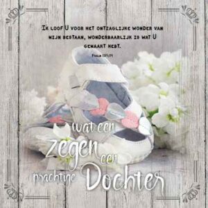 Kaart 'Prachtige dochter' - MA19003 -  Brocante bij MajesticAlly