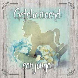 Kaart 'Een jongen' - MA19004 -  Brocante bij MajesticAlly