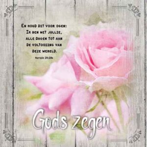 Kaart 'Gods zegen' - MA19016 -  Brocante bij MajesticAlly