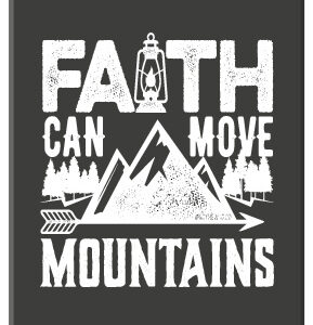 Kadobord fait can move mountains - MA23306 -  Cadeauborden A4 bij MajesticAlly