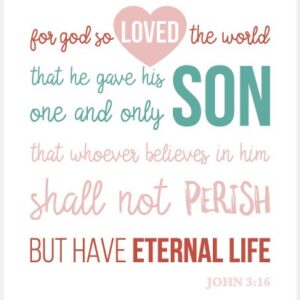 Kaart 'God so loved the world' - MA25013 -  Beautiful Day bij MajesticAlly