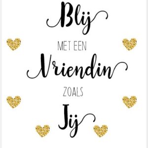 Kaart 'Blij met een vriendin' - MA25043 -  Beautiful Day bij MajesticAlly