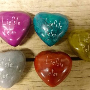 Liefste peter lichtblauw hart steen - 5500359516 -  Fairtrade bij MajesticAlly