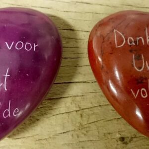 Dank U voor Uw hart vol liefde paars har - 5500359553 -  Fairtrade bij MajesticAlly