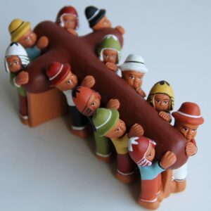 Kruis met 12 dragers keramiek - 5500357049 -  Fairtrade bij MajesticAlly