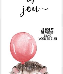 Boekenlegger egeltje God is altijd bij j - MA25202 -  Boekenleggers bij MajesticAlly