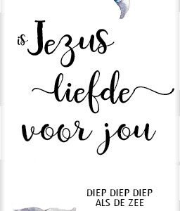 Boekenlegger dolfijn Jezus liefde voor j - MA25204 -  Boekenleggers bij MajesticAlly