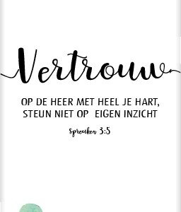 Boekenlegger vertrouw op de Heer - MA25209 -  Boekenleggers bij MajesticAlly