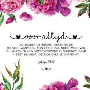 Kaart 'Voor altijd' - MA31040 -  Bloom bij MajesticAlly