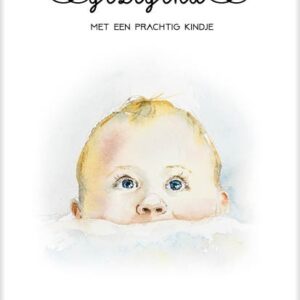 Kaart 'Prachtig kindje' - MA31012 -  Bloom bij MajesticAlly