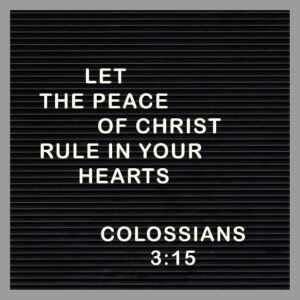 Kaart 'Peace of Christ' - MA32036 -  Words&Letters bij MajesticAlly