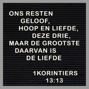 Kaart 'Geloof, hoop en liefde' - MA32022 -  Words&Letters bij MajesticAlly