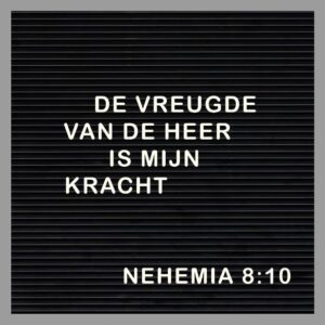 Kaart 'De vreugde van de Heer' - MA32007 -  Words&Letters bij MajesticAlly