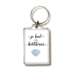 Sleutelhanger je bent zo kostbaar - MA25511 -  Beautiful Day  bij MajesticAlly