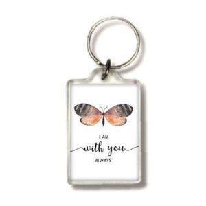 Sleutelhanger I am with you always - MA25508 -  Beautiful Day  bij MajesticAlly