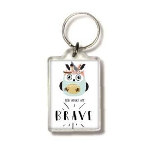 Sleutelhanger brave - MA25507 -  Beautiful Day  bij MajesticAlly