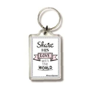 Sleutelhanger share His love - MA24118 -  Hour of Power bij MajesticAlly