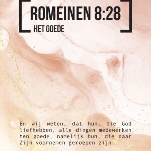 Bijbeltekstkaart 'Romeinen 8:28' SV - MA42102 -  Interieurkaarten bij MajesticAlly