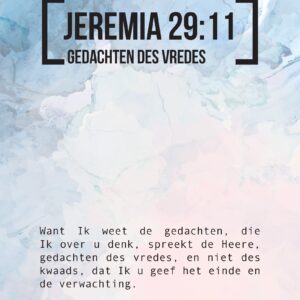 Bijbeltekstkaart 'Jeremia 29:11' SV - MA42101 -  Interieurkaarten bij MajesticAlly