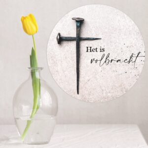 Paascirkel  'Het is volbracht' - MA39901 -  Pasen bij MajesticAlly