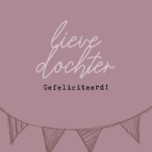 Wenskaart 'Lieve dochter' - MA44019 -  LUV2022 bij MajesticAlly