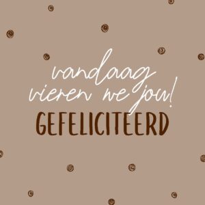 Wenskaart 'Vandaag vieren we' - MA44025 -  LUV2022 bij MajesticAlly