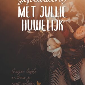 Wenskaart 'Gefeliciteerd met jullie huwelijk' - MA44028 -  LUV2022 bij MajesticAlly