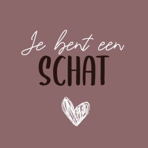 Wenskaart 'Schat' - MA44030 -  LUV2022 bij MajesticAlly