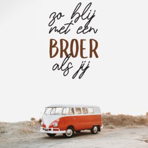 Wenskaart 'Zo blij met een broer als jij' - MA44032 -  LUV2022 bij MajesticAlly