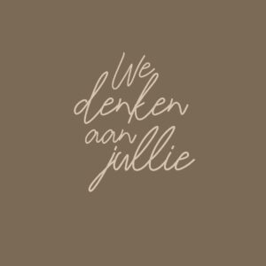 Wenskaart 'We denken aan jullie' - MA44048 -  LUV2022 bij MajesticAlly