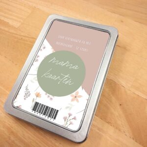 Blikje Mama kaarten - Moeder - MA27502 -  Cadeau's bij MajesticAlly