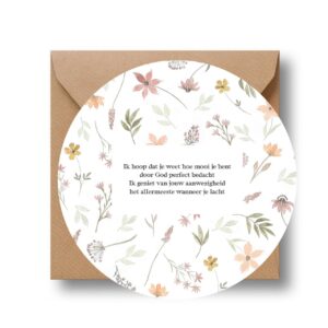 Cirkelcadeau 'Ik hoop dat je weet' - MA39660 -  Moederdag bij MajesticAlly