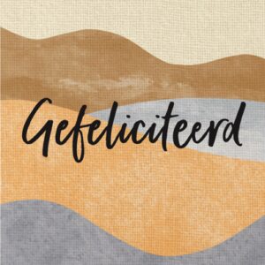 Wenskaart 'Gefeliciteerd' - MA43008 -  Courage bij MajesticAlly