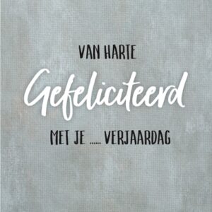 Wenskaart 'Gefeliciteerd verjaardag' - MA43010 -  Courage bij MajesticAlly