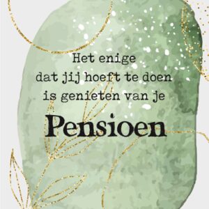 Wenskaart 'Pensioen' - MA43030 -  Courage bij MajesticAlly