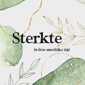 Wenskaart 'Sterkte in deze moeilijke tijd' - MA43048 -  Courage bij MajesticAlly