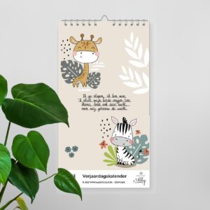 Verjaardagskalender 'Ik ga slapen, ik ben moe' - 9789493206274 -  Verjaardagskalenders bij MajesticAlly