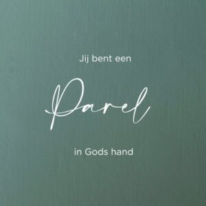 Poster 50x70 Jij bent een parel - 552592P -  Posters XL  bij MajesticAlly