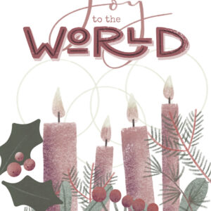 Kerstkaart 'Joy to the world'