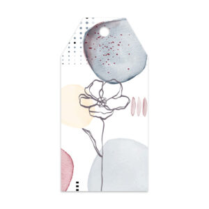 Cadeaulabel 'Bloem'