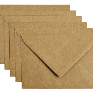 Kraft envelop voor A6 kaarten