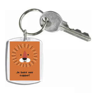 Sleutelhanger Je bent een topper! - voordeel