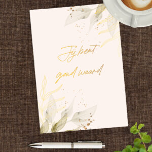 Notitieblok Jij bent goud waard