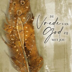 MA55007 - Wenskaart 'Vrede van God zij met jou'