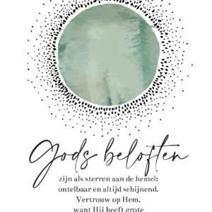 MA55020 - Wenskaart 'Gods beloften'