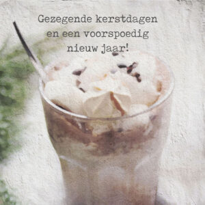 MA41206 - Minikerstkaart 'Chocolademelk'