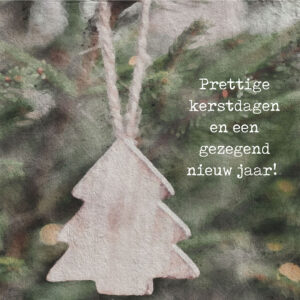 MA41210 - Minikerstkaart 'Kerstboom hanger'