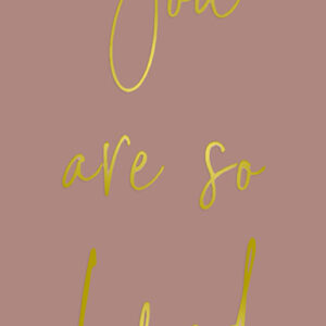 MA52111 - Boekenlegger 'You are so loved'